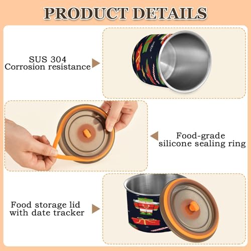 Envase Hermético de Acero Inoxidable para Café 30oz miniatura 4