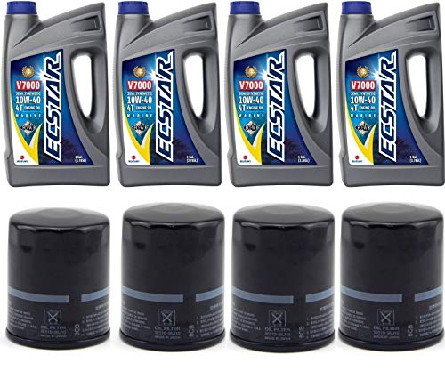 Aceite motor Suzuki ECSTAR V7000 10W-40 4 Gal con 4 filtros