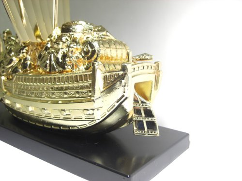 Amazon | 開運鳳凰七福神宝船 合金製（H38cm、純金メッキ）＜開運