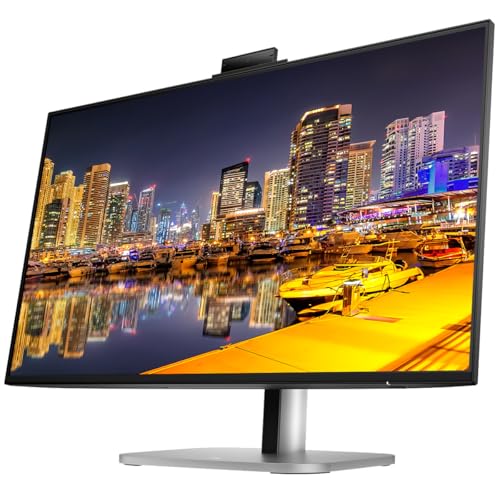 Image of HP Series 5 Pro 24-inch 524pf and 524pm FHD Conferencing Monitor 2-Pack Bundle with Desk Mount Dual Stand, USB-C Multiport G5 Dock, MK670 Wireless Keyboard & Mouse, Gel Mouse & Wrist Pad