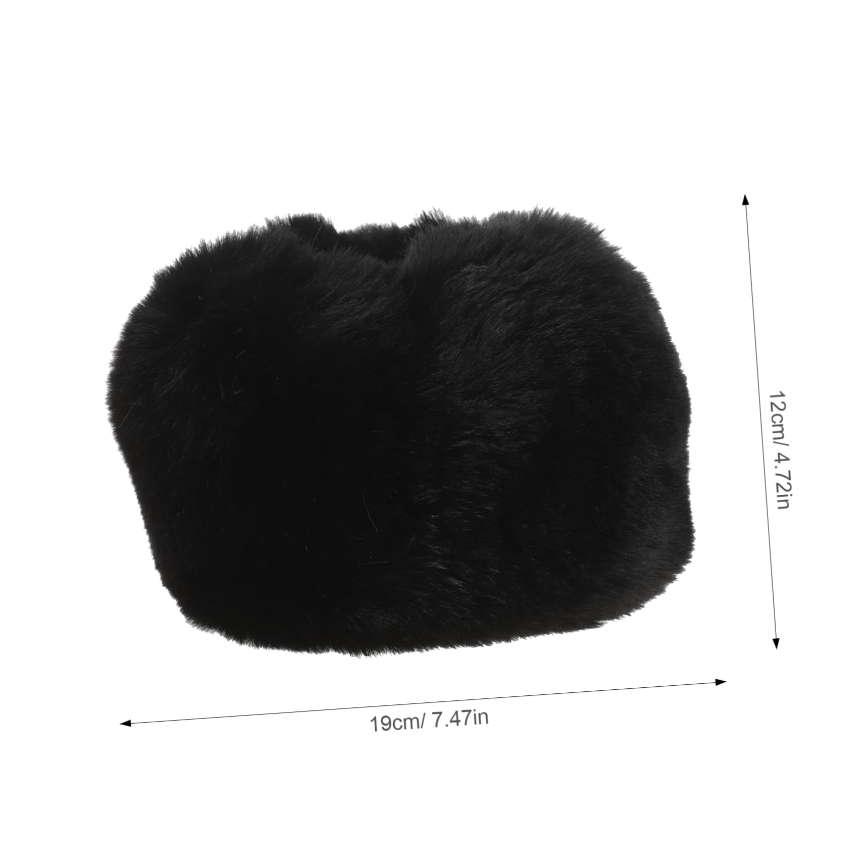 TOVINANNA Goth Arm Warmers Warm Keeping Wristband Faux Fur Cuff Cover Oversleeve for Girls Adult Wrist Cover Clothing Cuff Decor