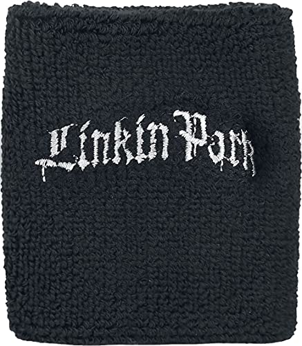 Linkin Park Gothic Logo Licensed Music Sweatband, Unisex Adult, Black, One Size, Adult Males, Rock Music Fans