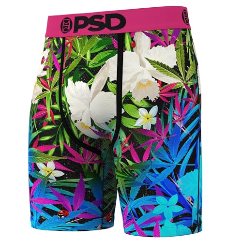 PSD Men's Boxer Briefs - Tropics 6 Pack, 7 Inch Inseam, Moisture-Wicking Boxer Briefs for Men Pack, Size Small3