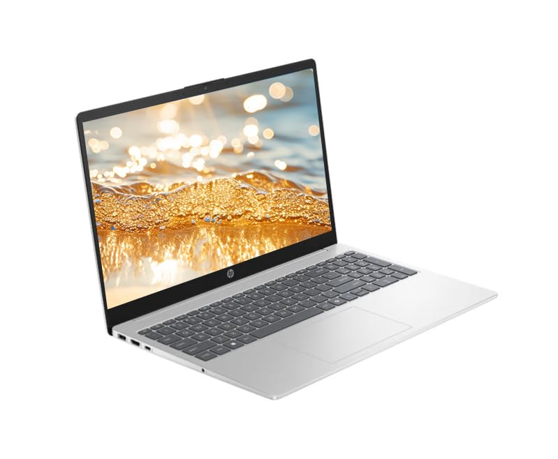 Image of HP 15.6 inch FHD Touchscreen Laptop Computer with Microsoft Office 365, AMD Ryzen 5 7520U Processor, 8GB RAM 512GB Storage (256GB SSD+256GB External), Windows 11, AI Copilot, PLUSERA Earphones, Silver