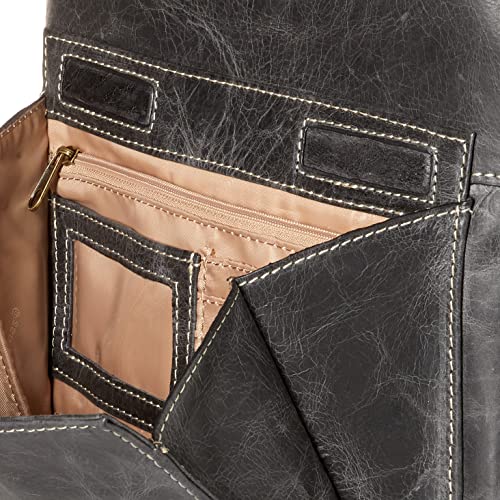 Gun Tote'n Mamas womens Bag Concealed Carry Distressed Buffalo Crossbody Organizer by Gun Tote n Mamas Grey , Grey, Medium US3