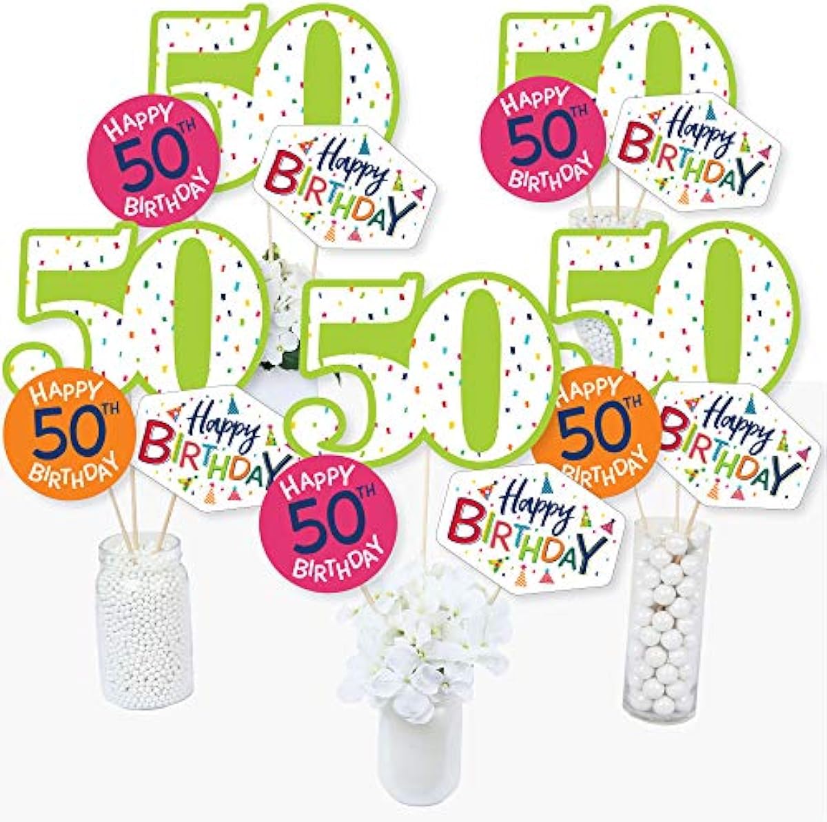 法人値引有 50歳の誕生日 陽気なハッピーバースデー カラフルな50歳の誕生日パーティーセンターピーススティック テーブルトッパー 15本セット ショッピング割引品 Www Littleshopp Com 法人値引有 50歳の誕生日 陽気なハッピーバースデー カラフルな50歳の誕生日パーティーセンターピーススティック テーブルトッパー 15本セット ショッピング割引品 Www Littleshopp Com