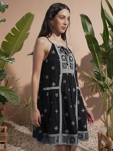 Image of Vishudh Women's Casual Dress | Comfortable Everyday Wear for All Occasions | Chic & Versatile Fashion for Women