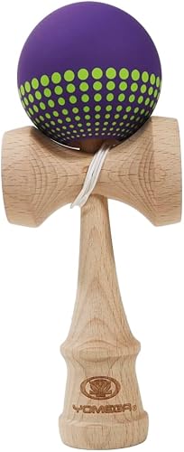 Yomega Pro Model Kendama - El tradicional juego de habilidades japonés para lanzar y atrapar con pintura de goma para un juego de construcción de