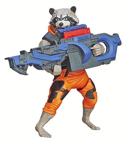 Rocket Raccoon Guardians of the Galaxy Figure interactive 5 inches