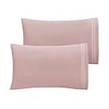 Hotel Luxury Queen Pillowcases – Microfiber 20x30 inches Pillow Cases Set of 2 – Soft, Cozy and Breathable Pillow Covers with Envelope Closure(2Piece, Queen/Standard, Dusty Pink)