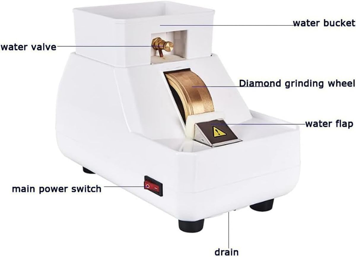 Optical Hand Edger - Diamond Grinding Wheel for Precision Lens Grinding and Polishing, Ideal for Eyeglasses Processing