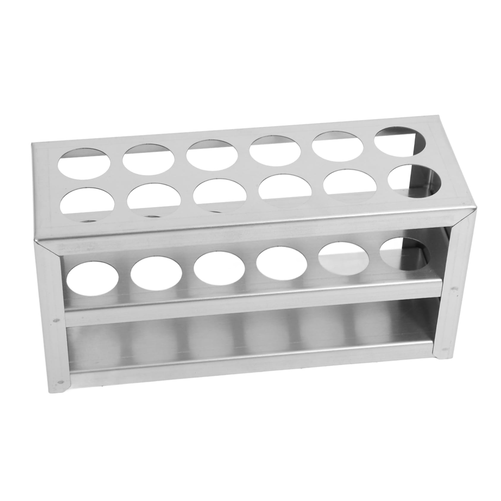 NAMOARLY 12-Slot Lab Test Tube Rack Sturdy Tube Organizer for Holder 21mm Diameter Sample Tube Rack for Laboratory Experiments