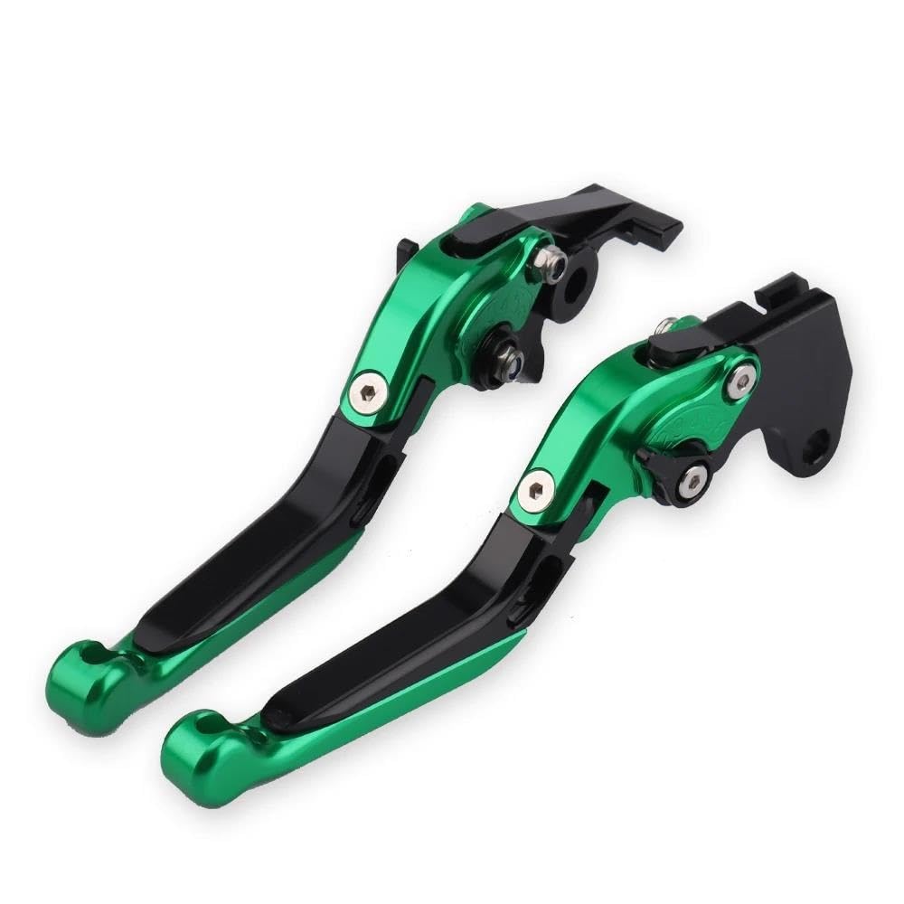 EWRsghRT Folding Brake Clutch Levers for Kawasaki Ninja 650R/ER-6F/ER-6N 2006 2007 2008 Motorcycle Adjustable Handle(Green)