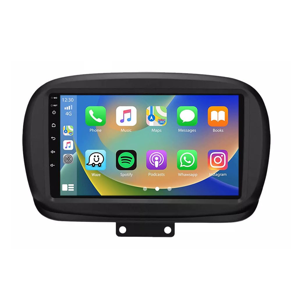 Autoradio Android Per Fiat 500X 2015-2020 - 9” Touchscreen, CarPlay Wireless, GPS, CANBUS - Foto 4