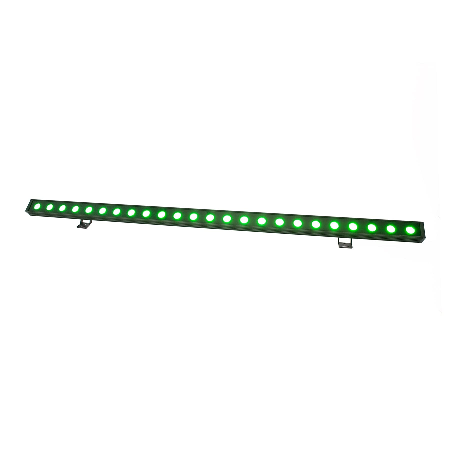 G.W.S® Linkable LED Wall Washer, DC24V 36W 36Pcs LED Chips, 15x45° Beam Angle, IP65 Waterproof, Green Colour, Outdoor Architecture Light — image 1