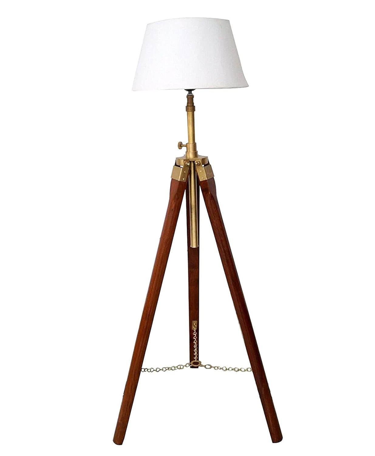 Amical Laser Cut Antique lamp Nautical Standing Lamp Tripod Home Decor Stand Floor Lamp Wooden-image-14