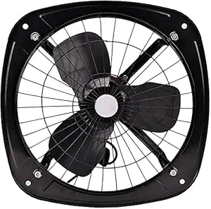 Captcha 9 inch Heavy Duty Ventilation Fan with powerful motor Exhaust Fan for Kitchen, Bathroom, and Office etc (Multicolor)