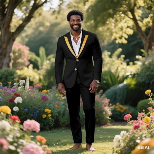 Bazin Riche African Clothes for Men Full Sleeve Striped Blazer and Ankara Pants 2 Piece Set2