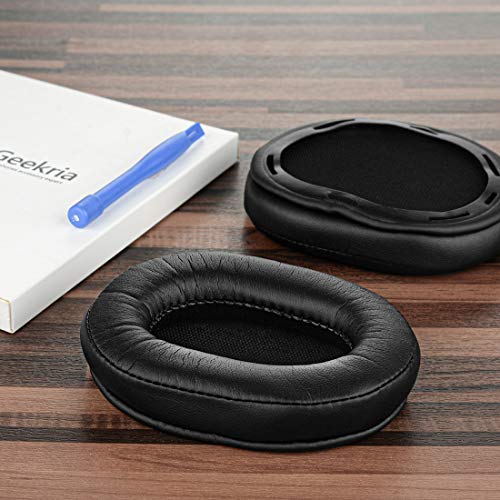 Geekria Repuestos Almohadillas para Sony MDR-1R, MDR-1RMK2 Auriculares Almohadillas, Piezas de Reparación con Guía en Video (Negro) miniatura 4