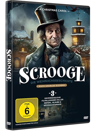 A Christmas Carol – Scrooge: Die Weihnachtsgeschichte (3 Filmklassiker auf DVD) – Kult-Edition mit der Musical-Version von 1970 - Mehr Infos/Bestellen