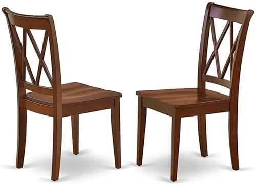 Miniatura 4 de Atlin Designs Juego de mesa de comedor de madera de 9 piezas en caoba