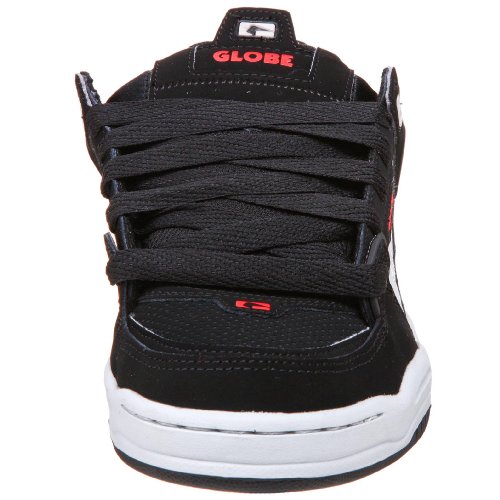 Image of Globe Mens Fusion Skate Shoes, Black /Grey /Red, 14 M US