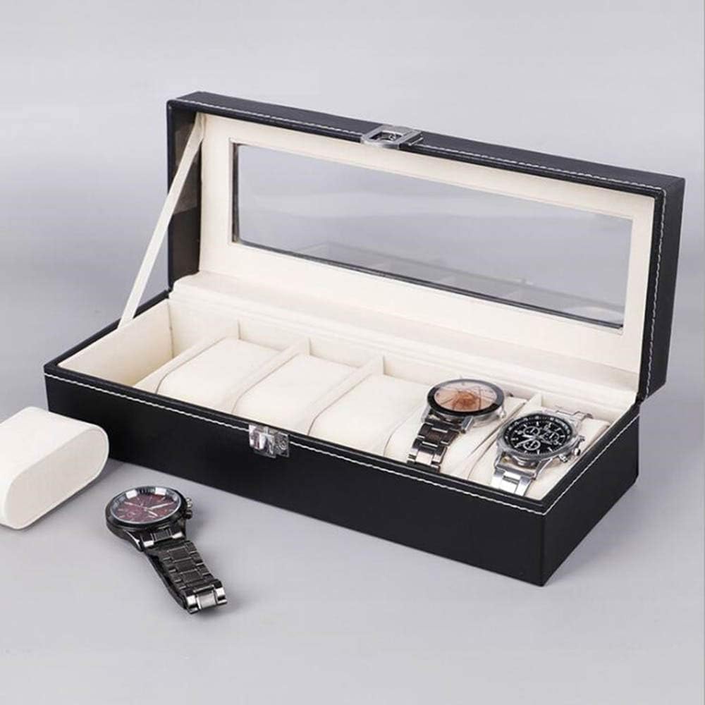 UI Intros Watch Boxes 6 Slots, Watch Display Storage Box PU Jewelry Collection Case Organiser Holder (B0CS3MDV8F) Amazon Price History, Amazon Price Tracker
