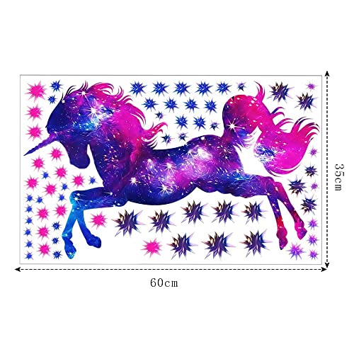 Adesivi Murali Unicorno,Decorazioni da Parete