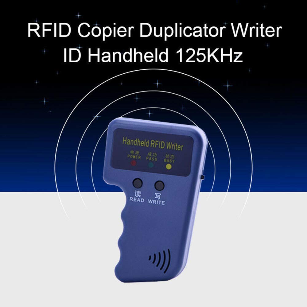 125KHz Handheld RFID ID Card Copier/Reader/Writer Card with 12pcs RFID Key Card Token Tags Programmer - Image 2