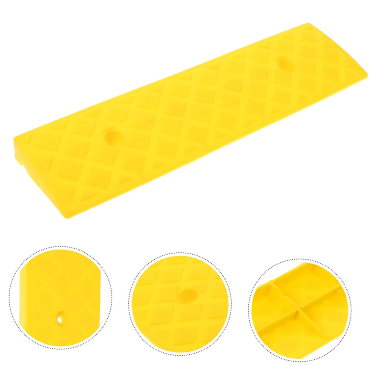 LIFKOME Ramp Pad Threshold Ramps Thresholds for Doorways Rubber Yellow