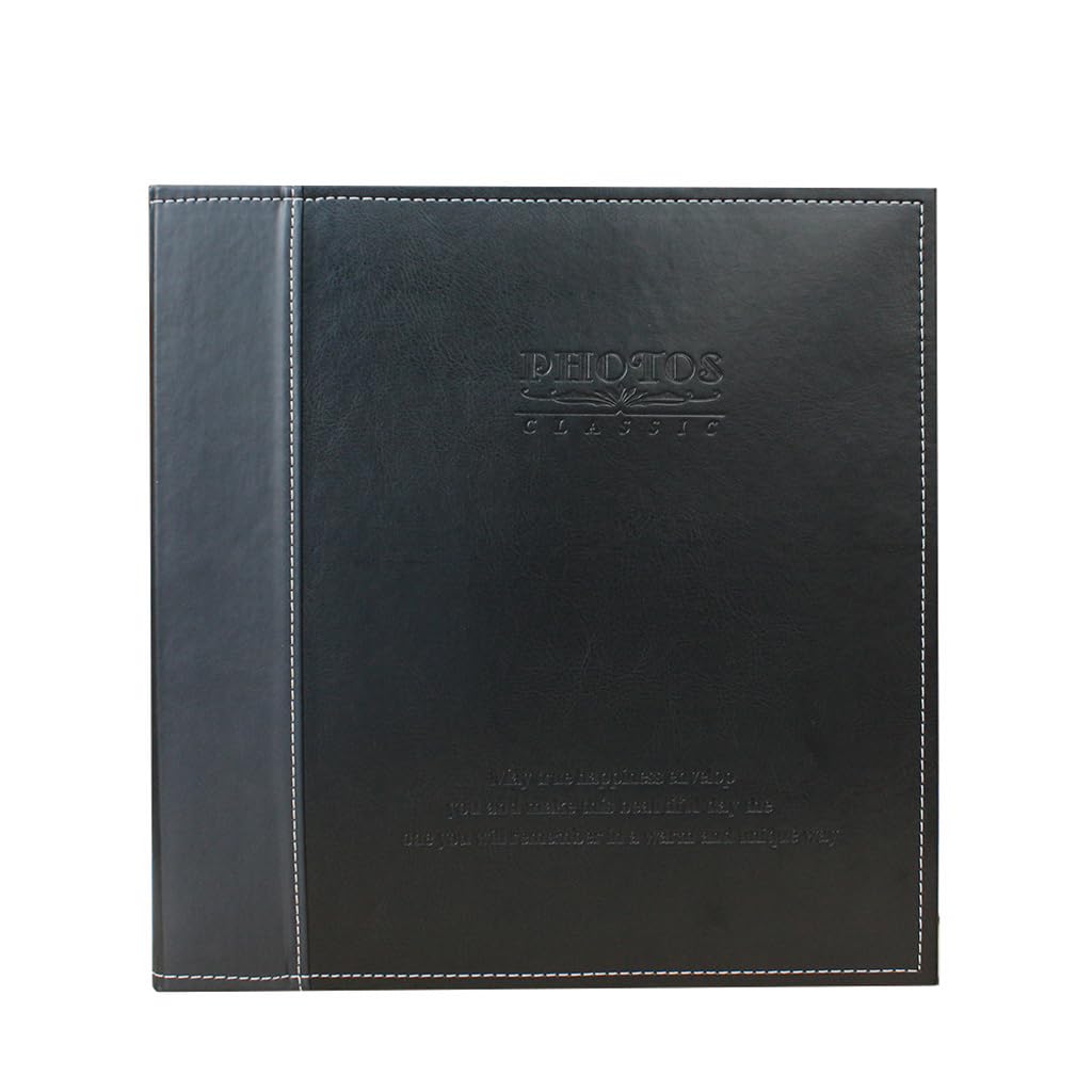 Álbum de papel autoadhesivo, álbum de fotos de álbum de recortes con personalidad de moda, álbum de recortes para almacenamiento de fotos de aniversario de boda
