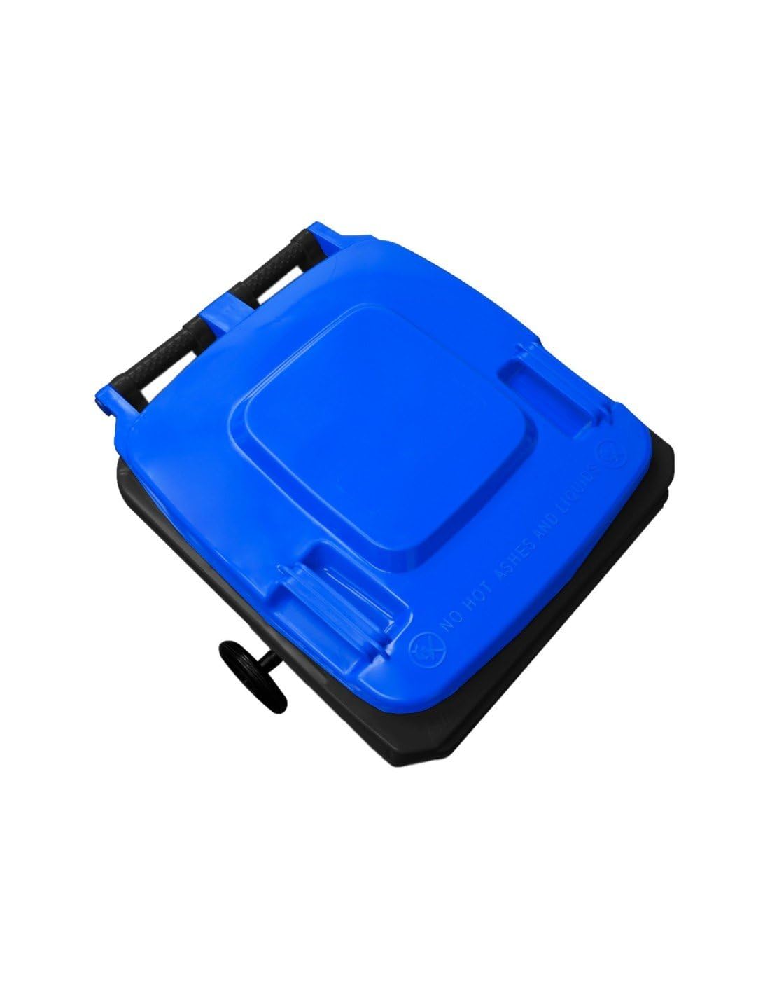 JARDIN202 - JARDIN202 - Contenedor de basura reciclables 240L 2 ruedas | Ecodiseño Negro | COLOR: AZUL () | COLOR: AZUL
