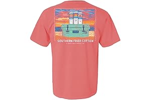 Southern Comfort: Sunburnt Sunset Short Sleeve Comfort Colors Seafoam Graphic T-Shirt