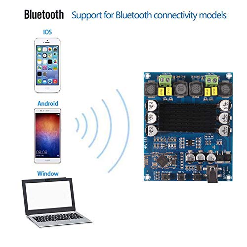 ALAMSCN TPA3116D2 120Wx2 Bluetooth Dual Channel Stereo Digital Audio Power Amplifier High Power TPA3116 D2 120W+120W DIY Module - Thumbnail 3