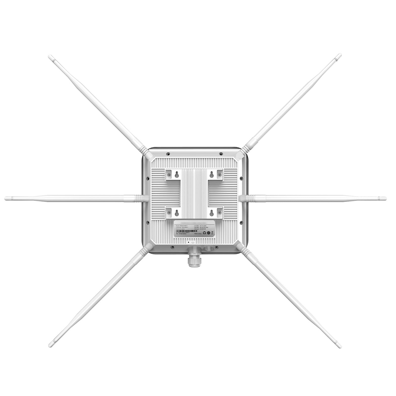 Jectse Router Wireless, Router da Viaggio Portatile 3000M con 6 Antenne Dual Band Ad Alto Guadagno con 5 modalità per Interni Ed Esterni (Spina europea)