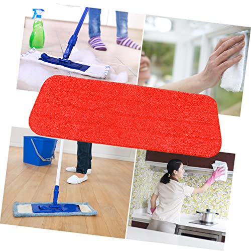 Baluue 2 peças de absorção e almofadas de água para revelar o chão vermelho de madeira molhada cabeç