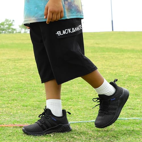 RUNSIDE Boys Girls Tennis Shoes Kids Lightweight Breathable Sneakers Lace-up Running Athletic Shoes for Toddler/Little Kid/Big Kid - Image 6