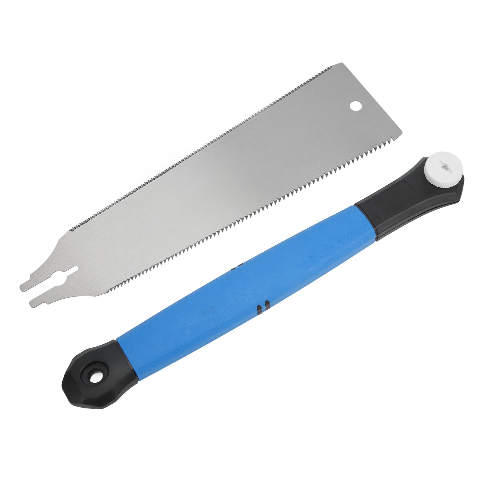 Ejoyous Sierra de Tracción Japonesa SK5 Sierra de Mano de Doble Cara Hoja de 250 Mm 18 TPI y 6 a 10 TPI de Goma Antideslizante para Carpintería Bricolaje Corte Fino Trabajos de Corte de Espiga