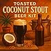 Label Peelers Toasted Coconut Stout Beer Kit