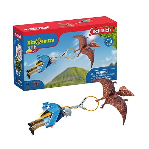SCHLEICH 41467 Jetpack Verfolgung, für Kinder ab 5-12 Jahren, Dinosaurs -...