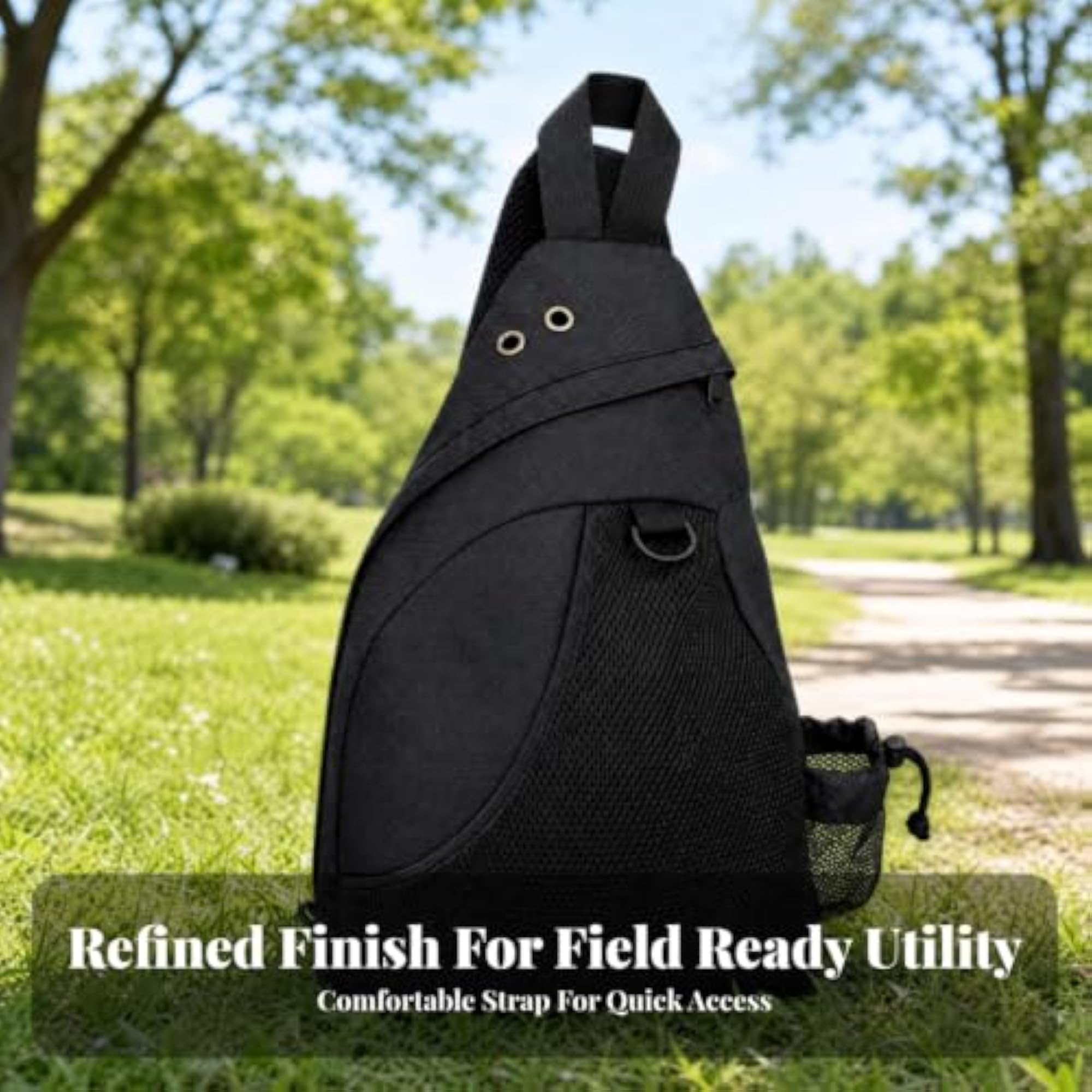 Lightweight Space-Saving Disc Golf Sling Bag