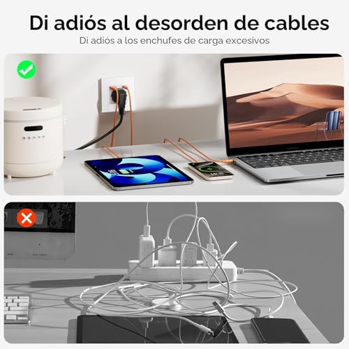 Miniatura 6 de BSEED Enchufe Schuko con USB C 20W 1 Gang 2 Pack, Enchufe de Pared con USB 16A con Placa de Cristal 86 * 86mm, Blanco