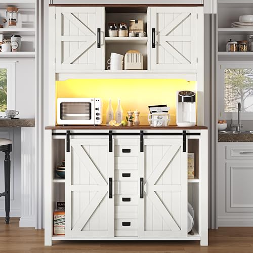 kowdom Armario de cocina de 115 x 40 x 174,7...