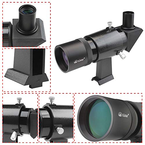 Alstar 9X50 Angled Finder Scope, Black - You Will No Longer Need To Strain Your Neck At Difficult Angles And Are Also Able To Search For Objects Which Are Not So Easy To Find #TOP2