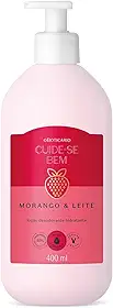 Loção Hidratante Desodorante Corporal Cuide-se Bem Morango e Leite 400ml