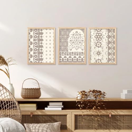 Image of kotart Premium Digital Madhubani Art Paintings with Frame for Home Decor - Framed Painting for Living Room Bedroom Office Room Decor - Painting for Wall Decoration - Pack of 6 (13x17, H)
