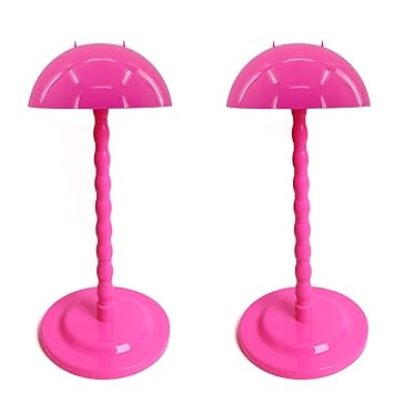 2PCS Wig Stand, Portable Wig Holder, Collapsible Wig Stand for Styling