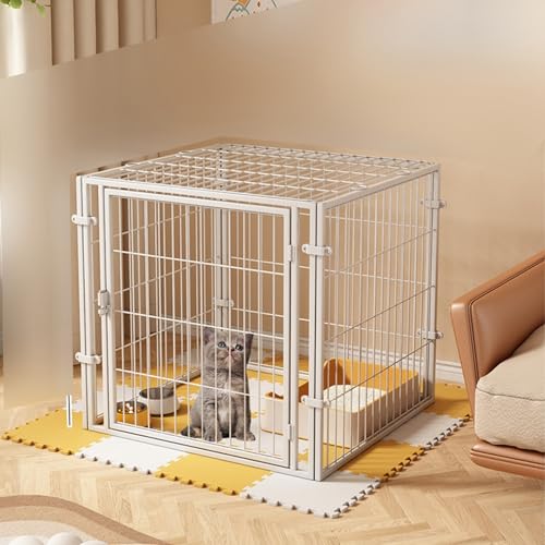 ペットケージ 猫 犬 ケージ ペットサークル 脱走防止 錆びにくい 多頭飼い 安心感 快適 ベーシック 安定した ペット用品 お洒落 快適 可愛い 2way 休憩所 通年 室内用 昼寝 犬猫兼用 60*60*60cm