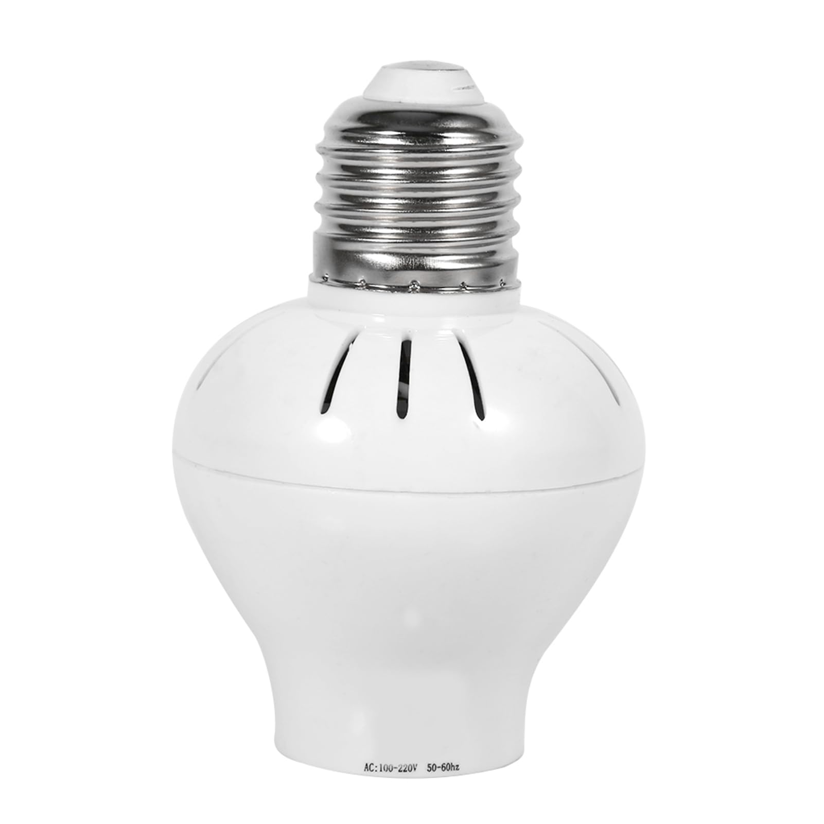 QANYEGN E27 Microwave PIR Motion Sensor, PIR Motion E27 Screw Bulb Adapter, Smart Sensor Bulb Adapter for LED Lights Incandescent Bulb