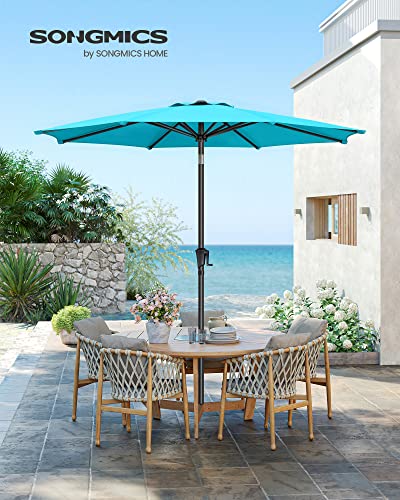 Songmicspatioumbrella75ftoutdoortableumbrelladeckumbrellawith8ribsupf5030dualtiltsystembasenotincludedforpatiogardenpoollakeblueugpu075q01 Urban Country Home Decor Songmics patio umbrella 75 ft outdoor table umbrella deck umbrella with 8 ribs upf 50 30 dual tilt system base not included for patio garden pool lake blue ugpu075q01 urban country home decor